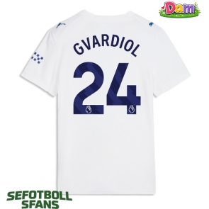 Manchester City Josko Gvardiol #24 Tredje Tröja Kvinnor 2026-27 Kortärmad